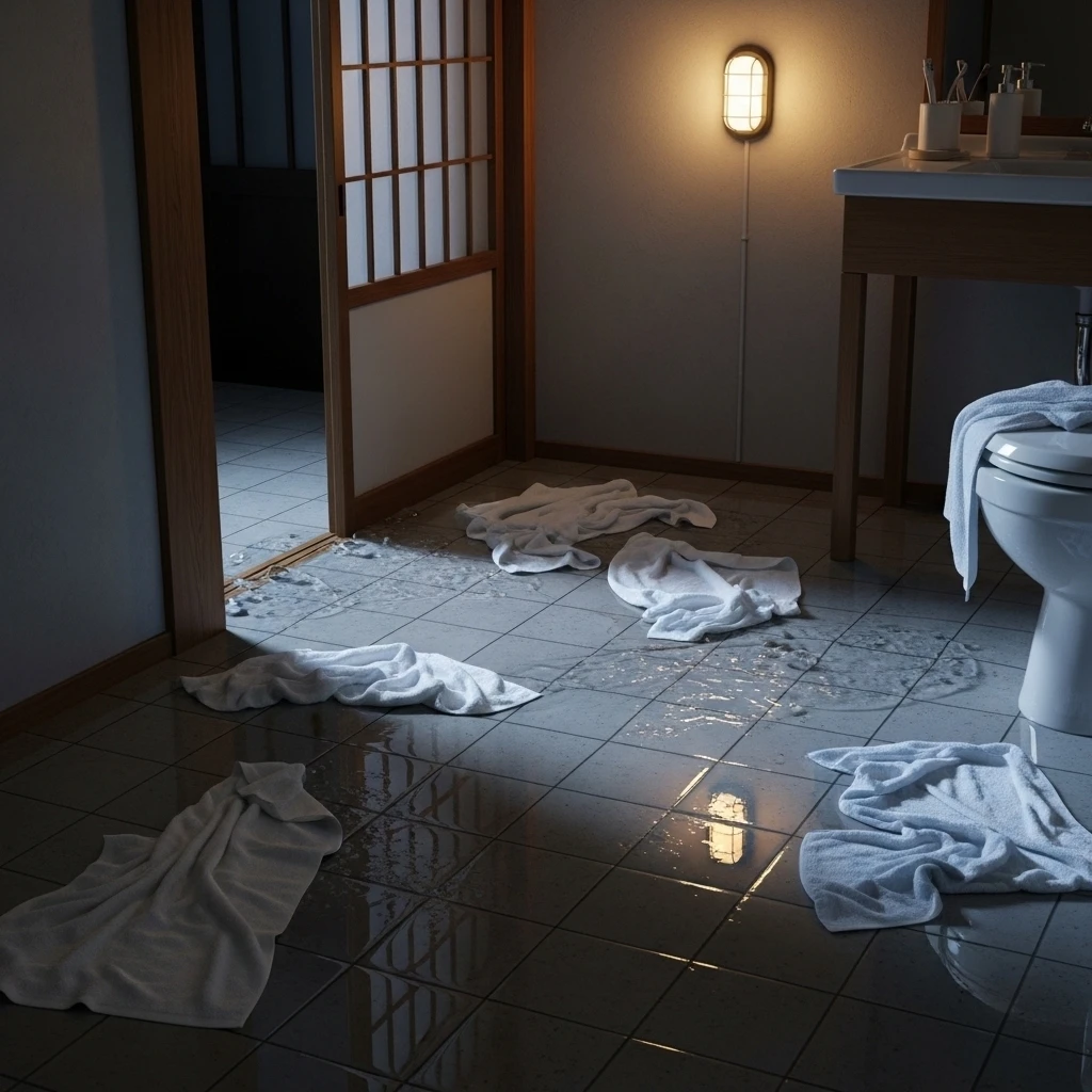 「夜中に突然の水漏れに...」