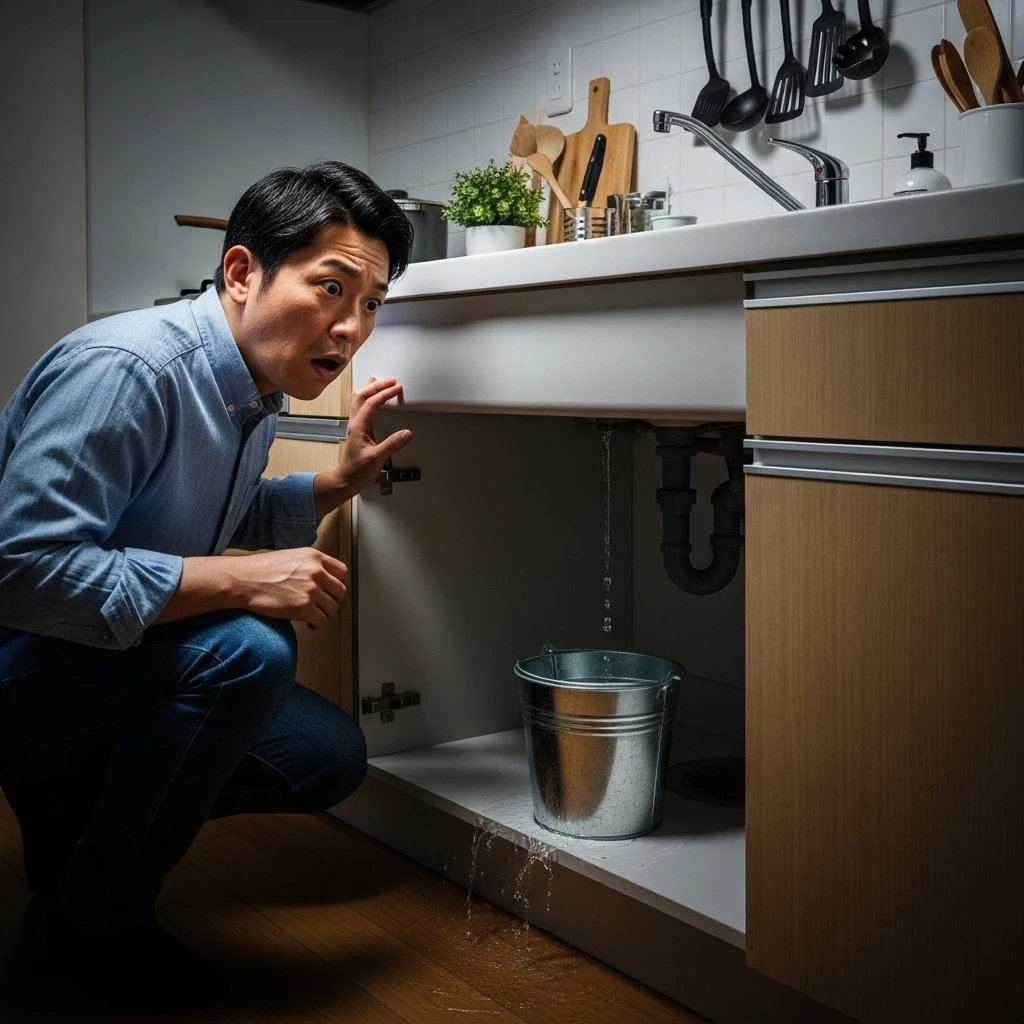 「突然の水漏れ！どう対応する？」