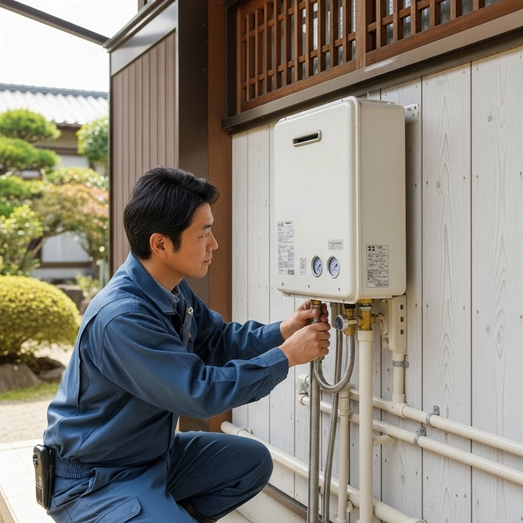 配管や設備の定期点検