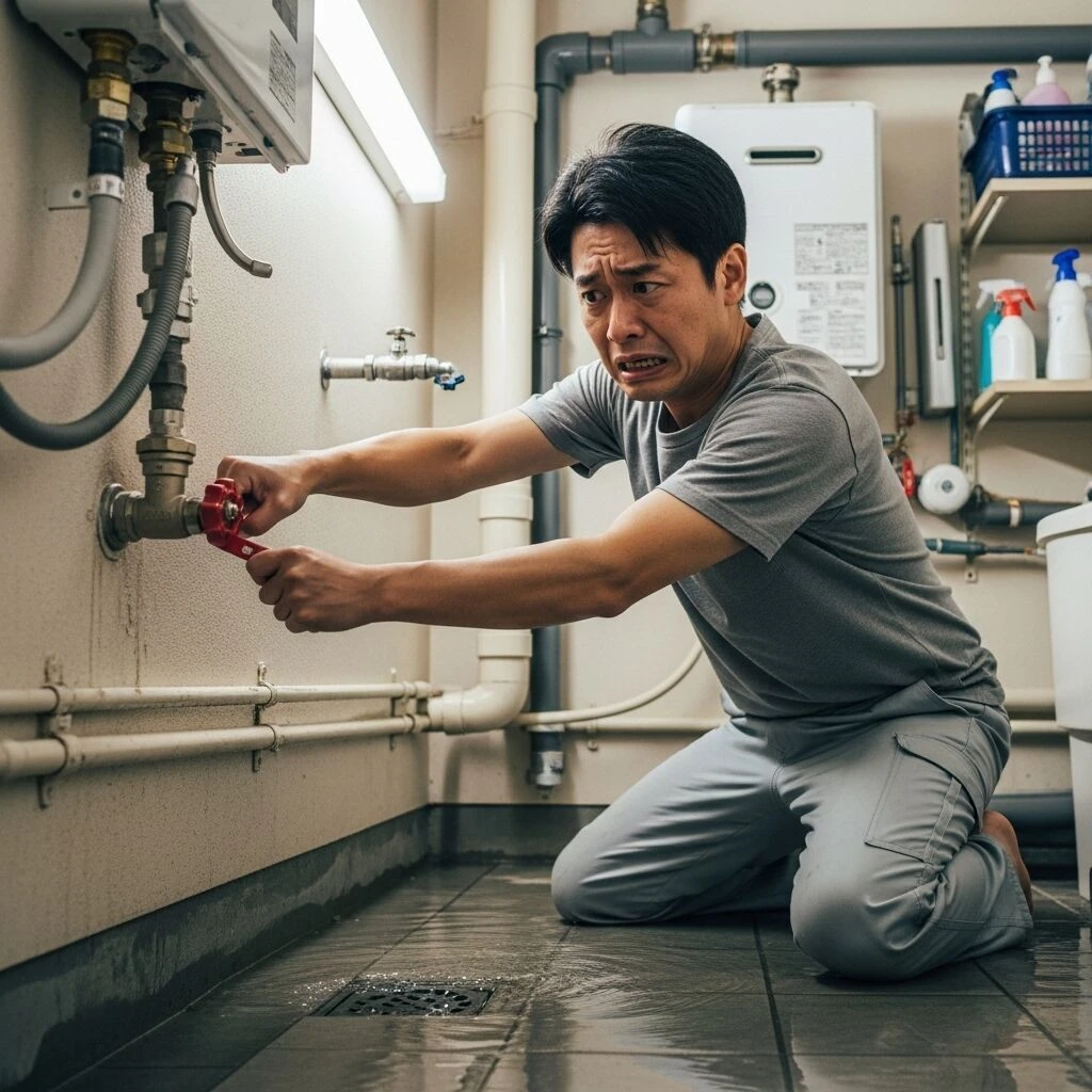突然の水漏れにどう対応するか？
