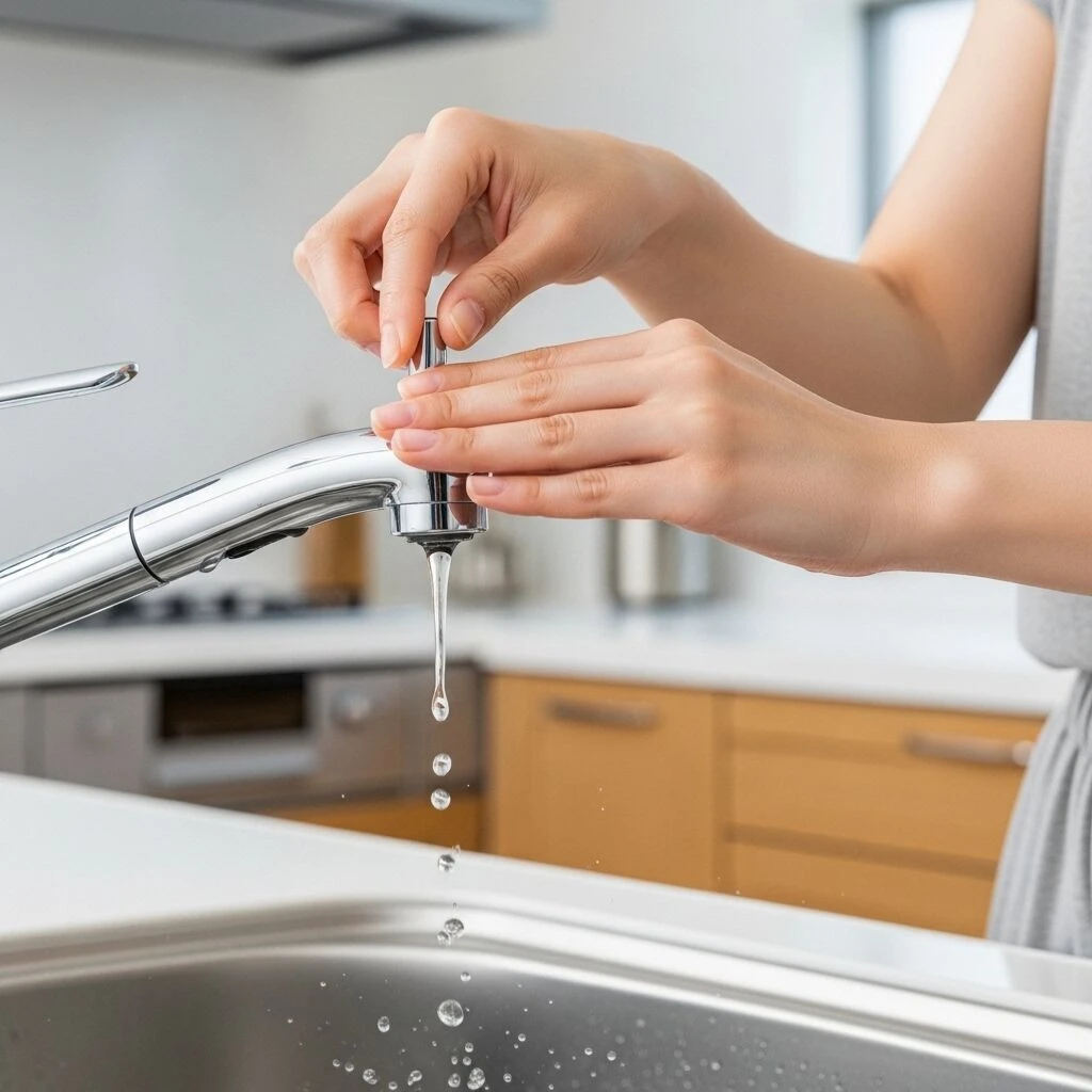 蛇口を閉めても水が止まらない原因とは