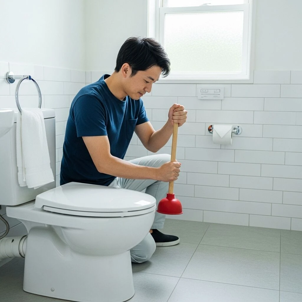 トイレの詰まりを簡単に直す方法