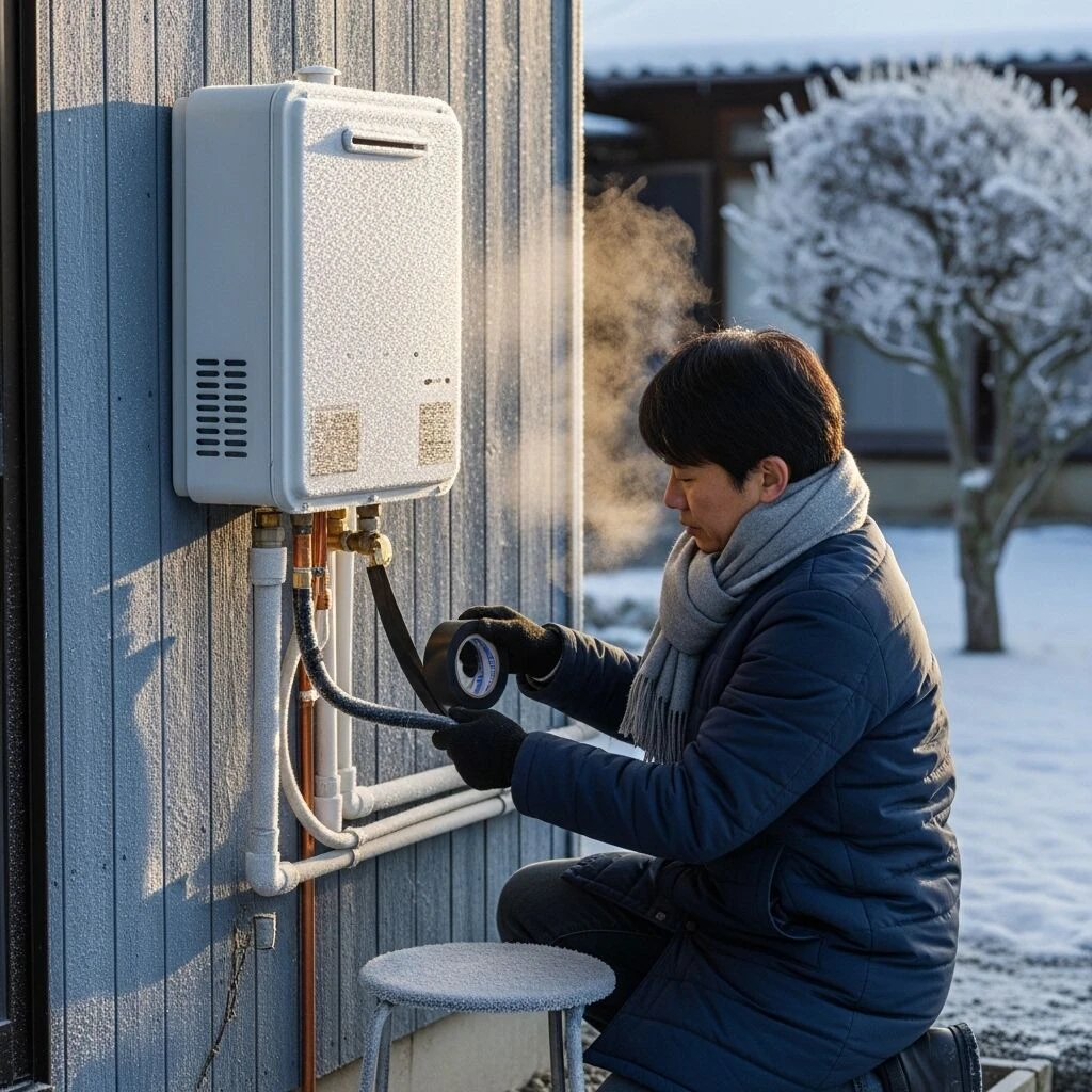 冷水器の凍結防止対策