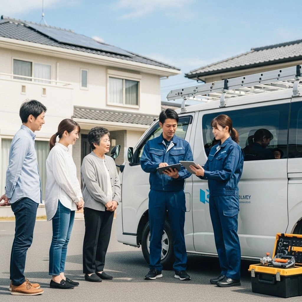 修理業者の充実度と選ばれるポイント