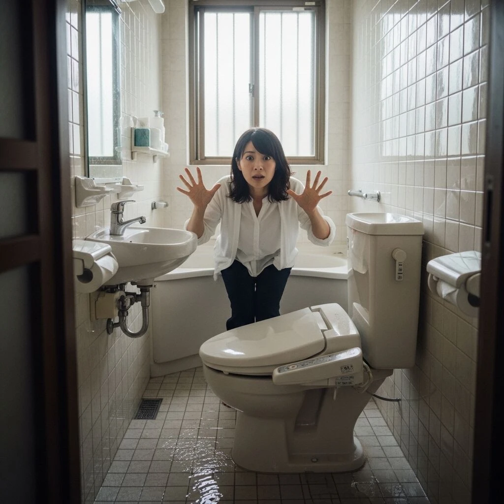 無理に流そうとしないこと