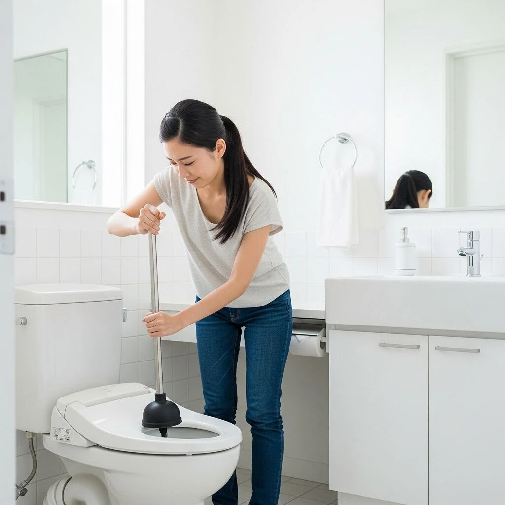 トイレつまりの困った体験