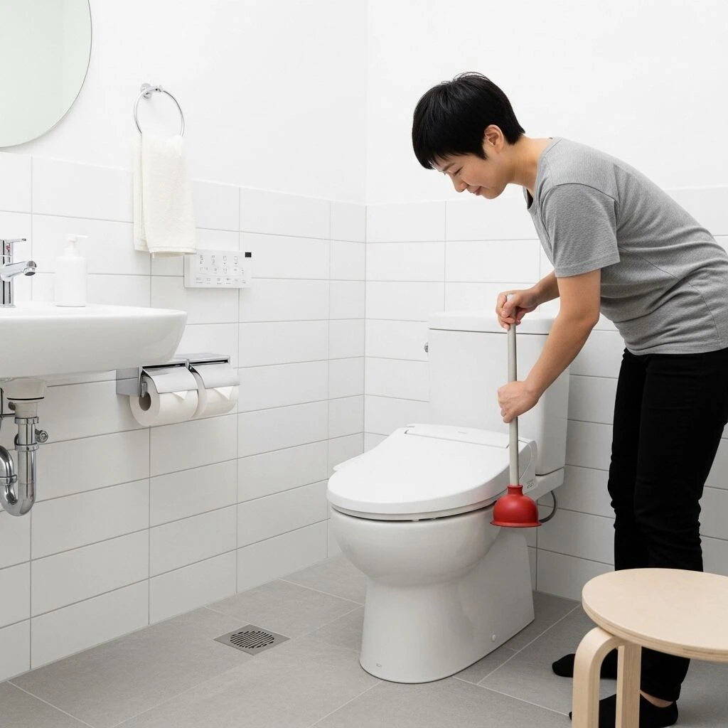 便器の詰まりを解消する手軽なテクニック
