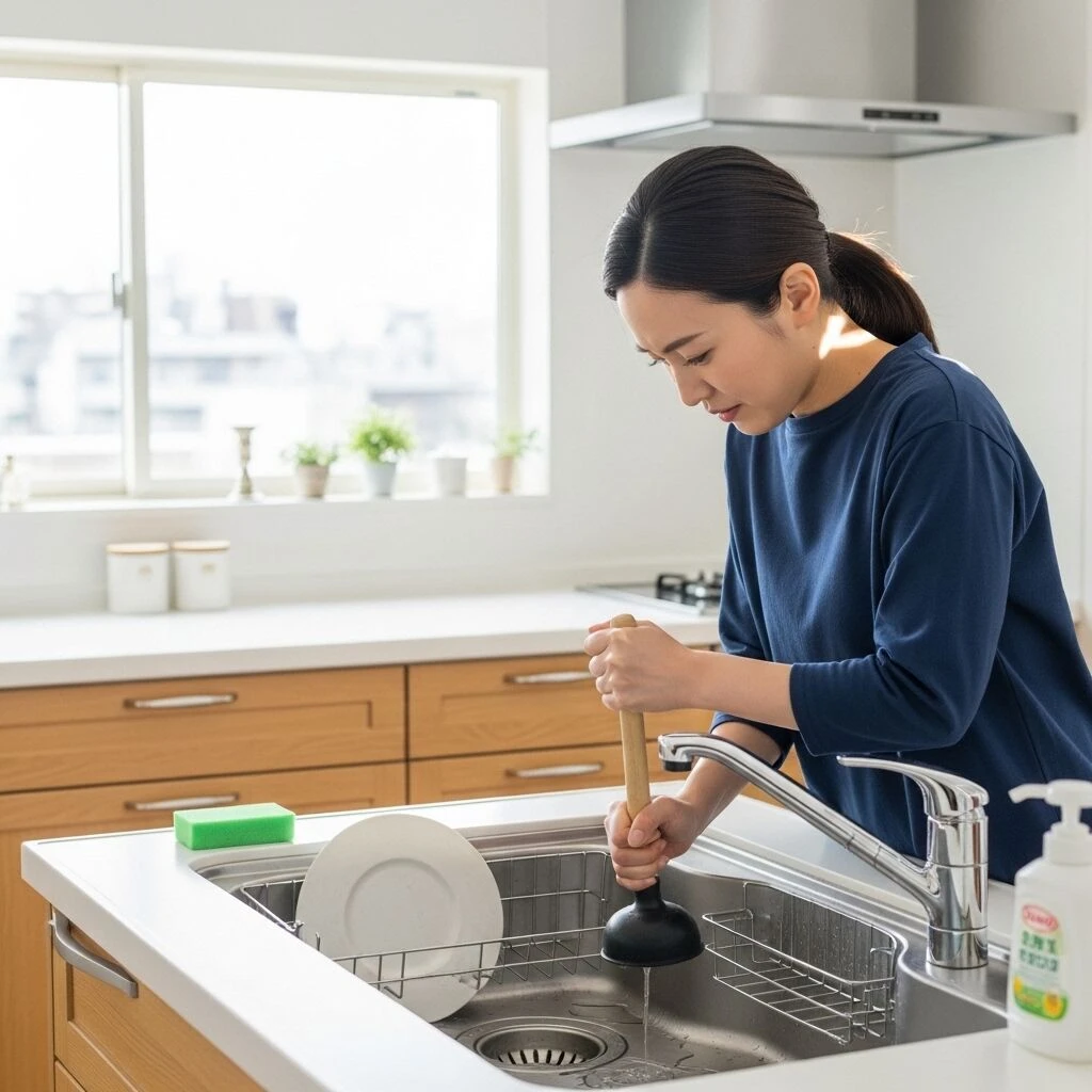 詰まりに対抗する応急処置