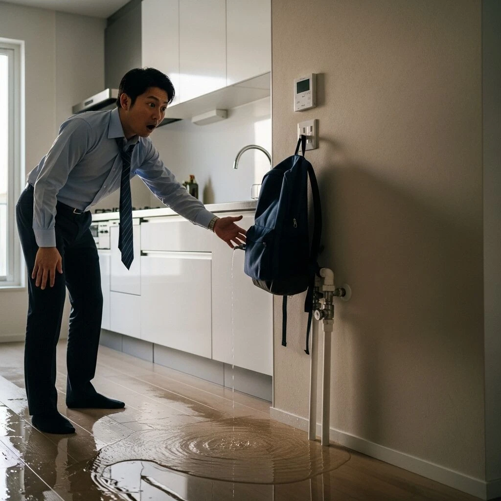 突然の水漏れで困った事例