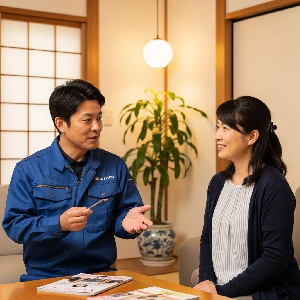 修理後のフォローアップの仕方