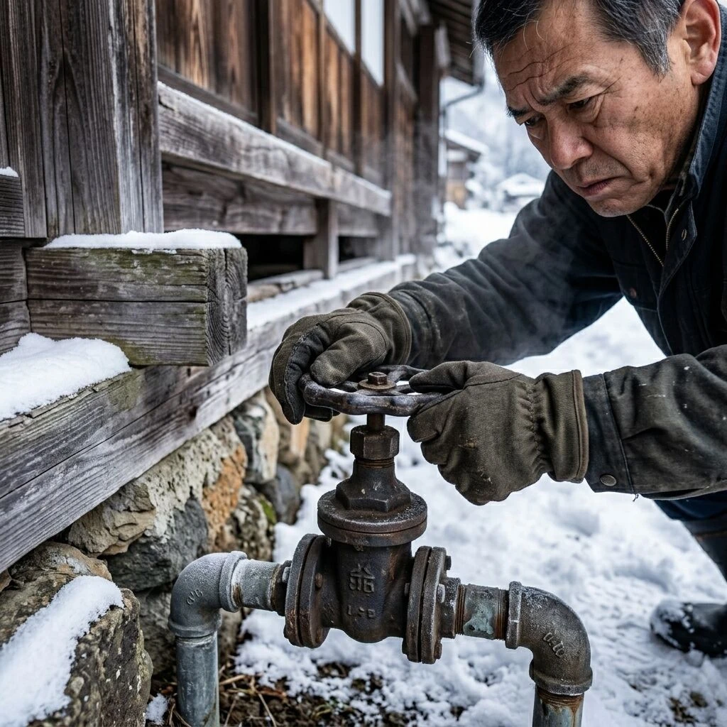 緊急時の水の止め方