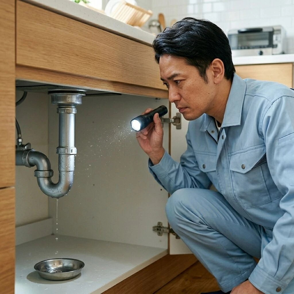 よくある水漏れの原因とその対処法