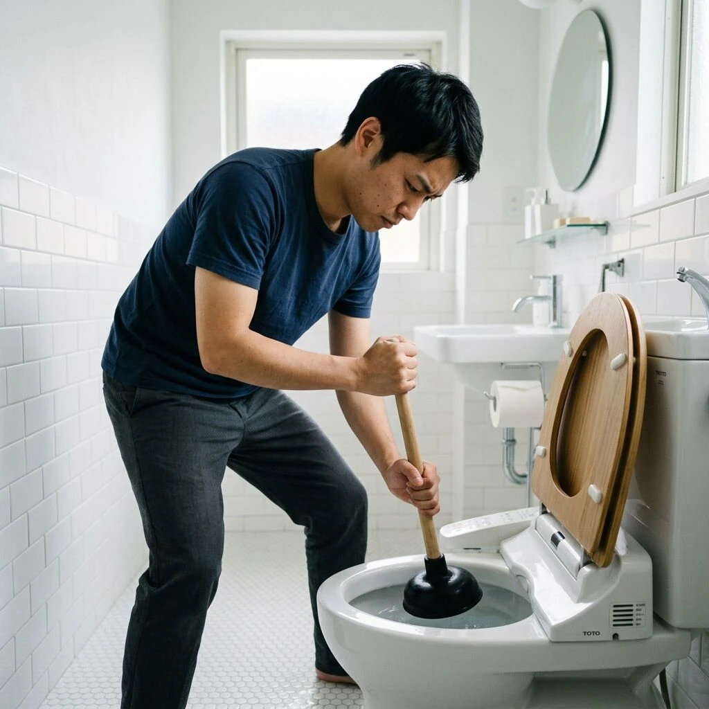 トイレの詰まり解消のヒント