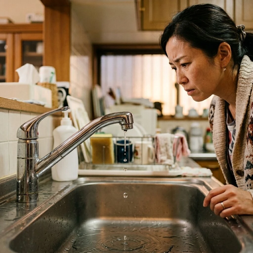 蛇口から水が止まらない