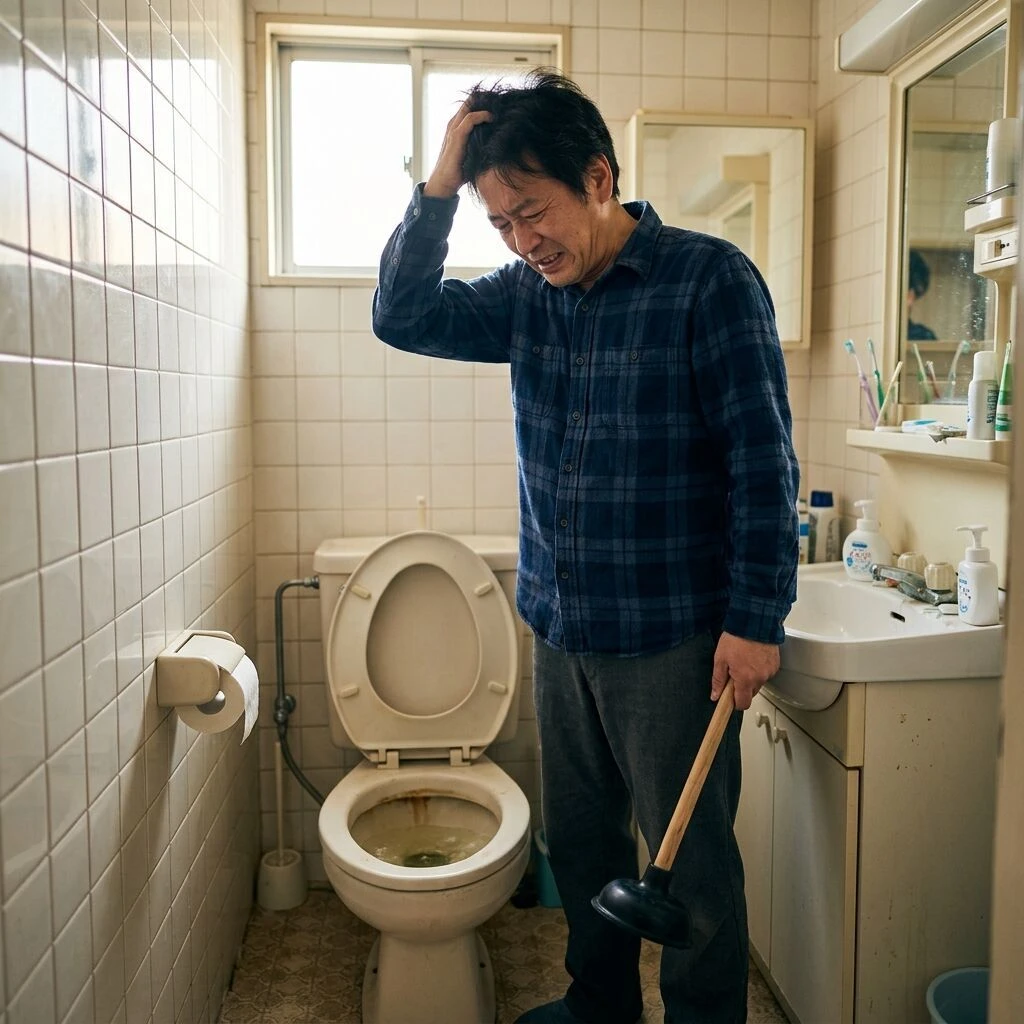 トイレの詰まりで困った経験談