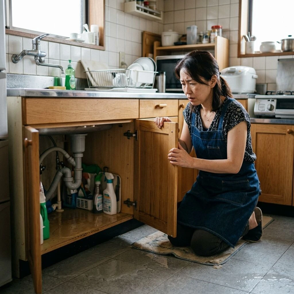 キッチンの水漏れ事例紹介