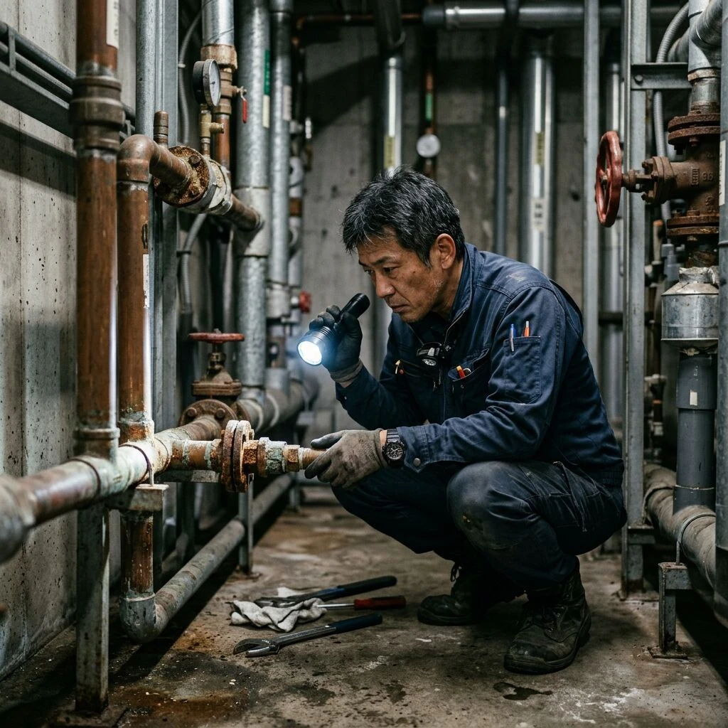 水圧低下の原因を探る