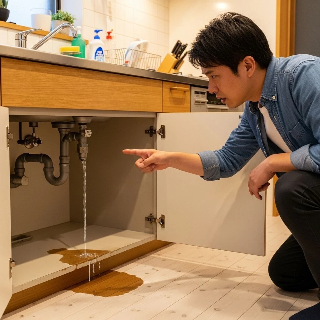 水漏れの原因とよくあるトラブル
