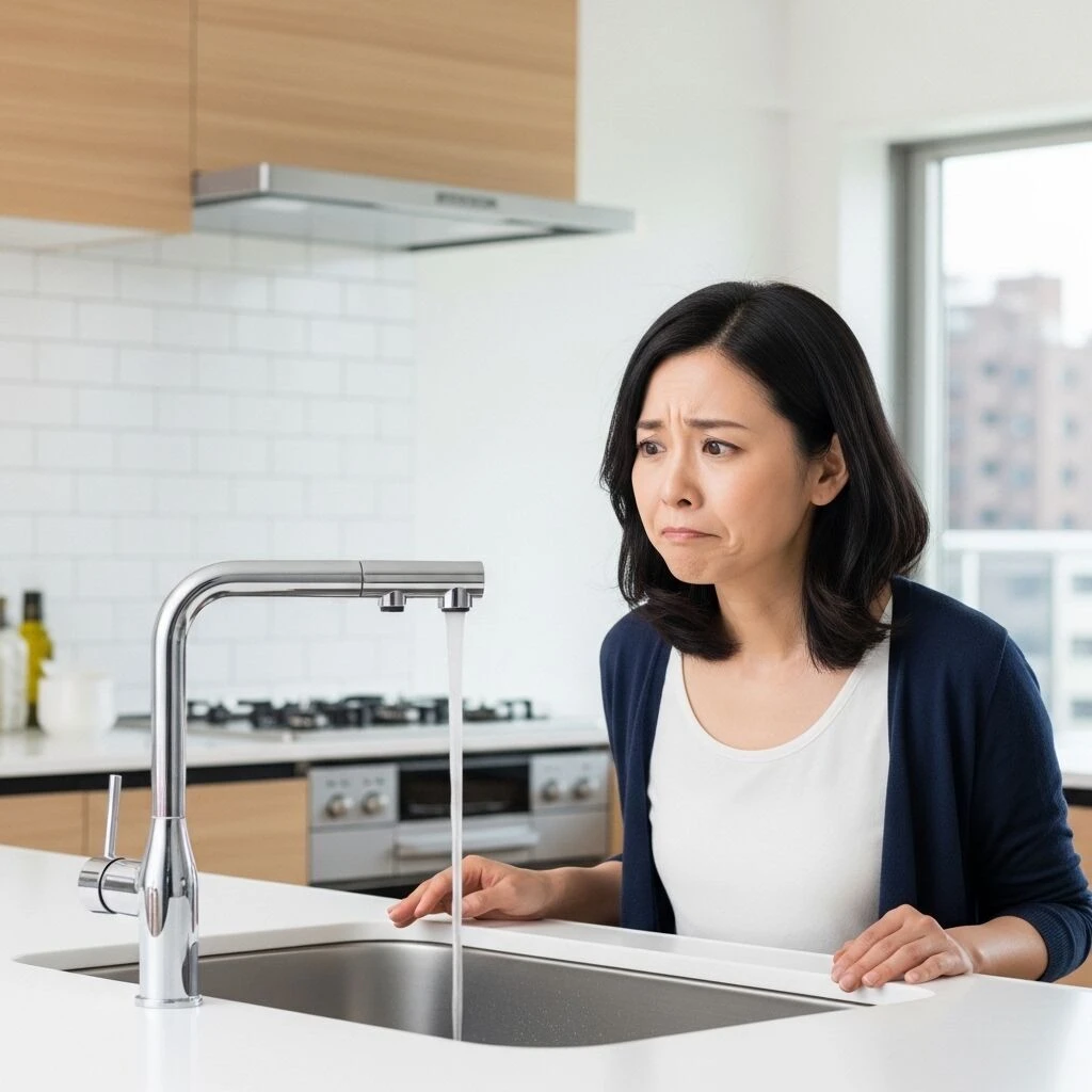 水道から水が出にくい問題