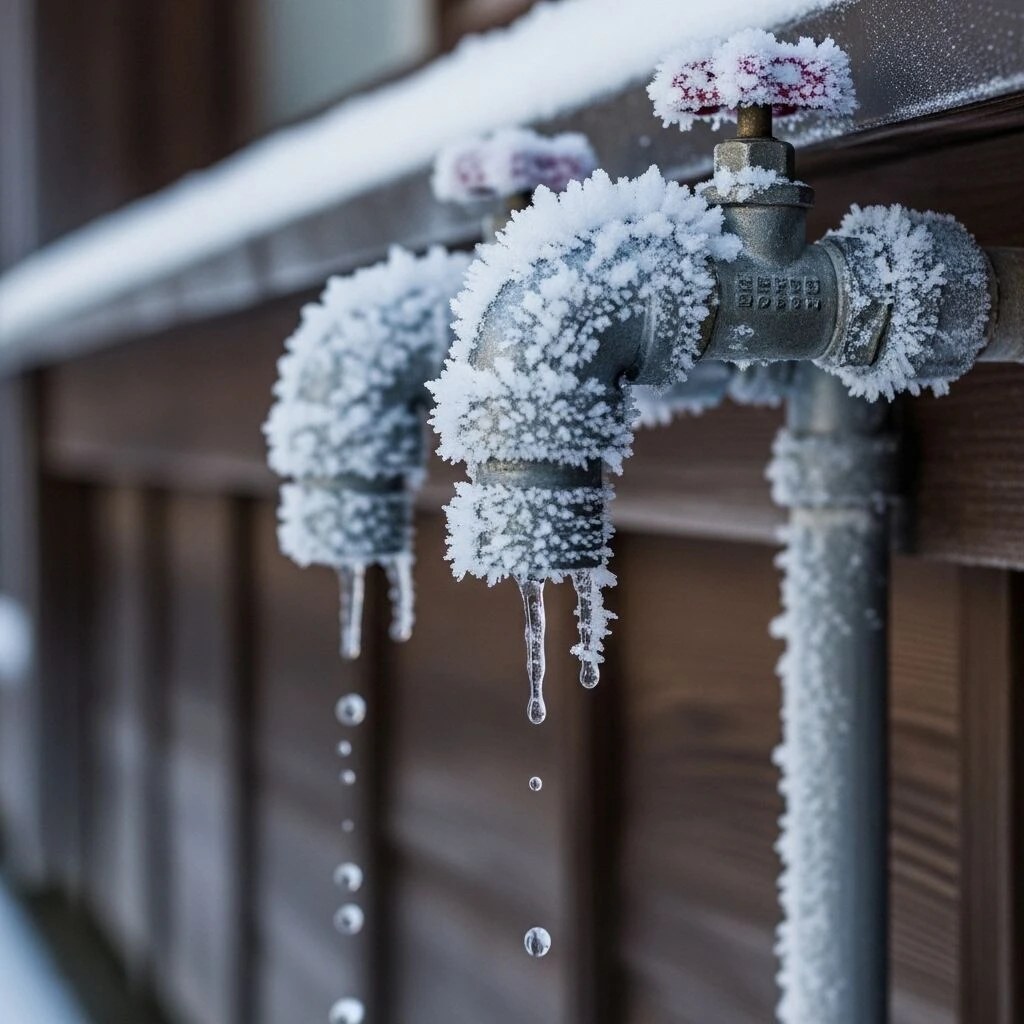 水道管が凍結する原因