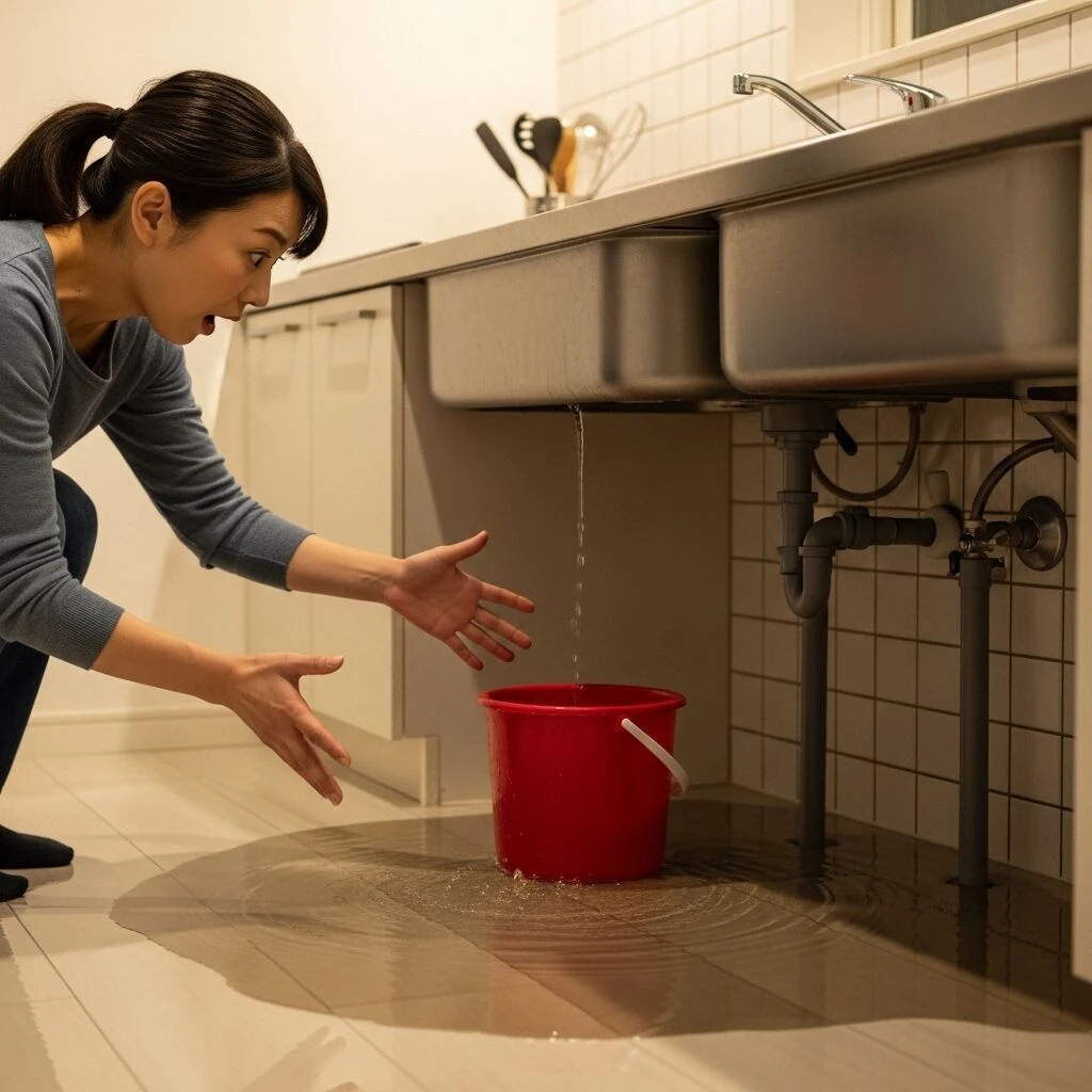 突然の水漏れ、どう対応した？
