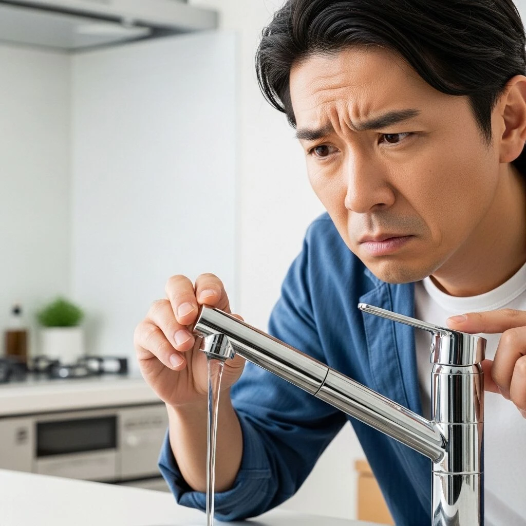 水が出にくくなる原因とその対処法