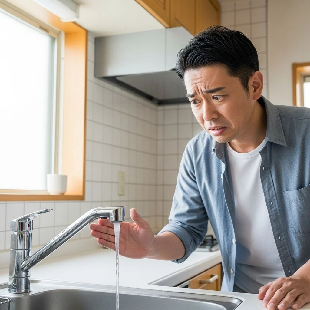 水がチョロチョロしか出ない時の対策