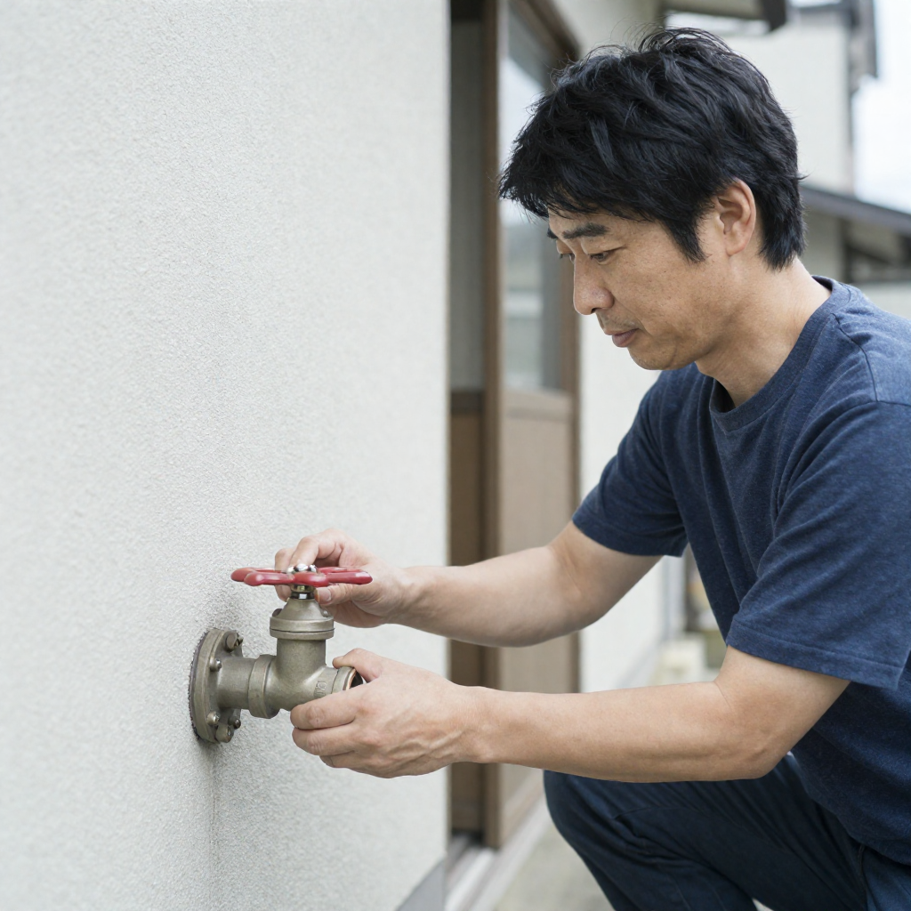 水道の元栓を閉めるタイミング