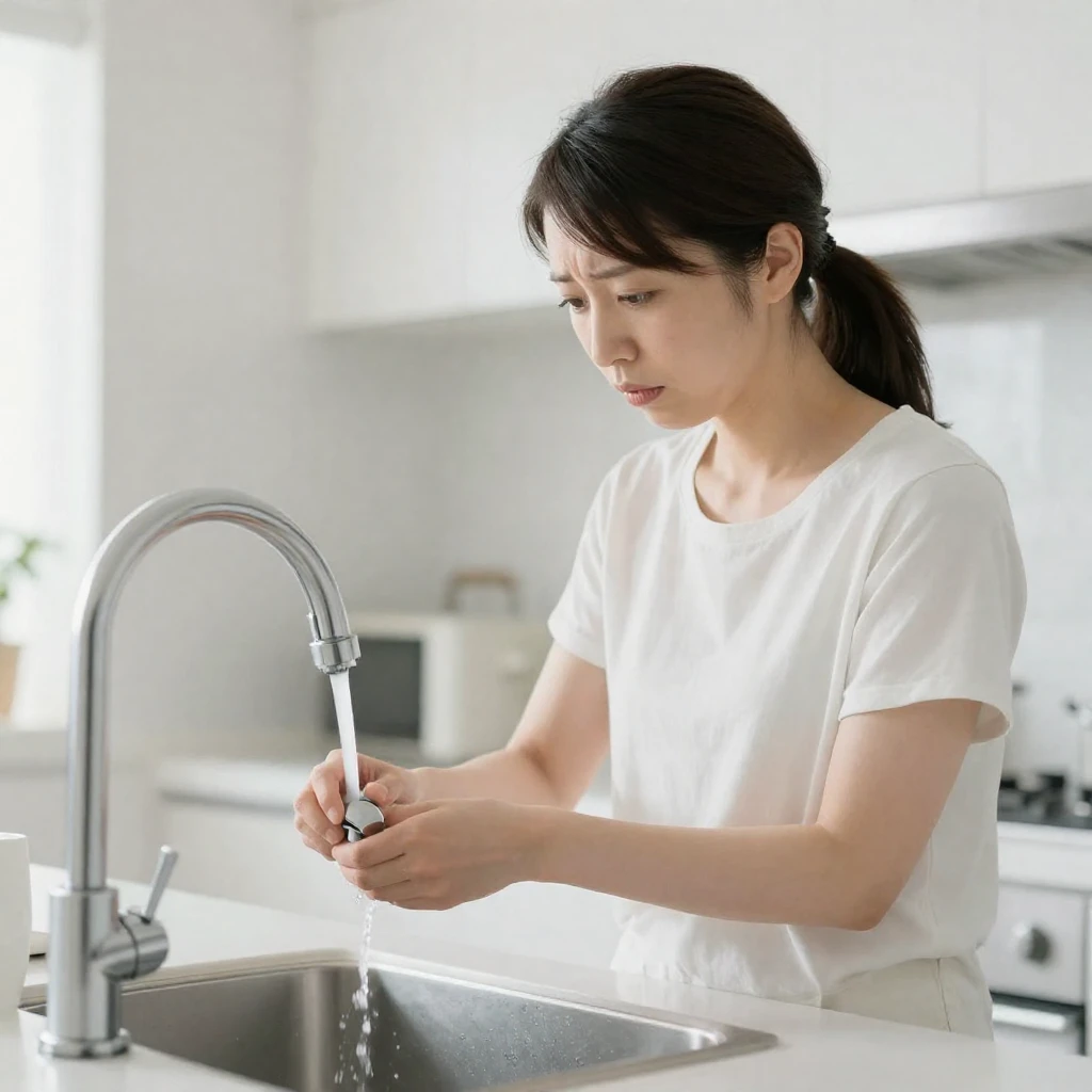 蛇口から水が出ない時の対応