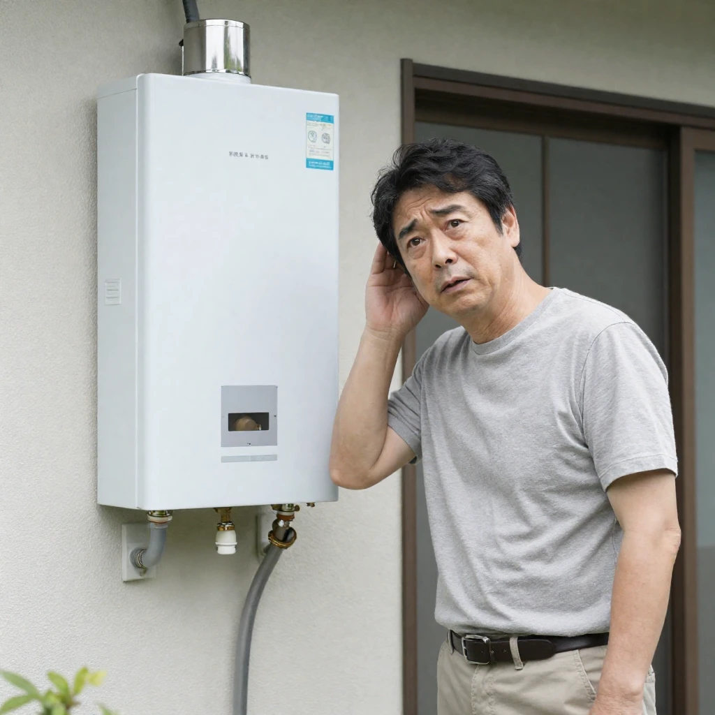 給湯器の異常音の不安