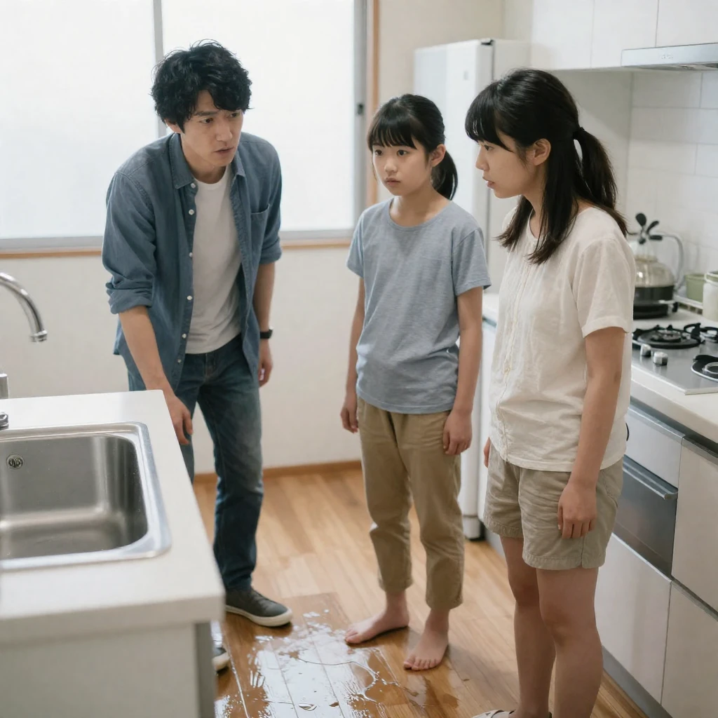 漏水に悩む家族のケース