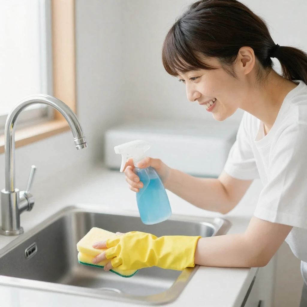 水回りの掃除を欠かさずに