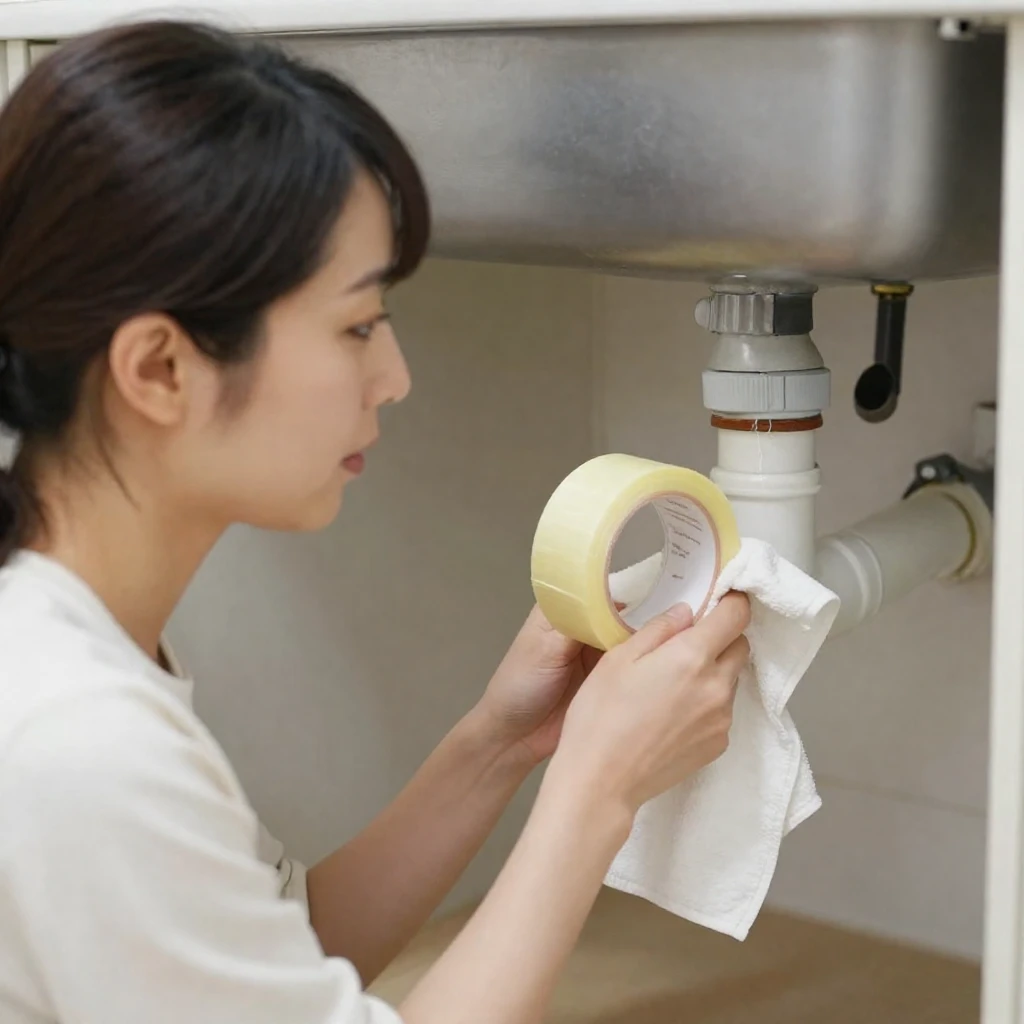 身近なもので水漏れ対策