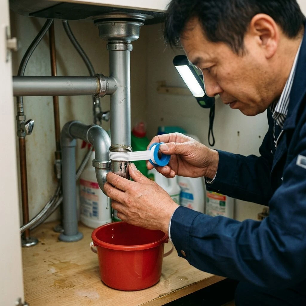 軽度な水漏れへの簡単対処法