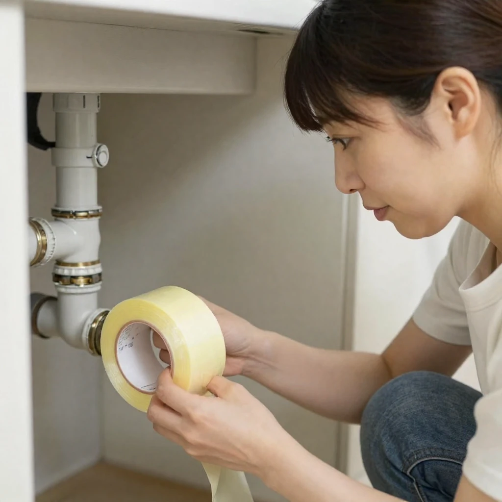 水漏れ発見時の応急処置法