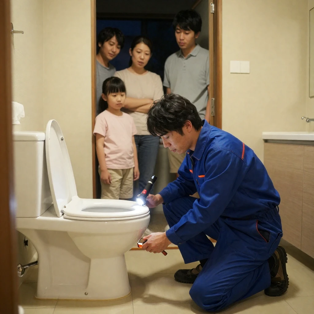 トイレ水漏れでの緊急対応ケース