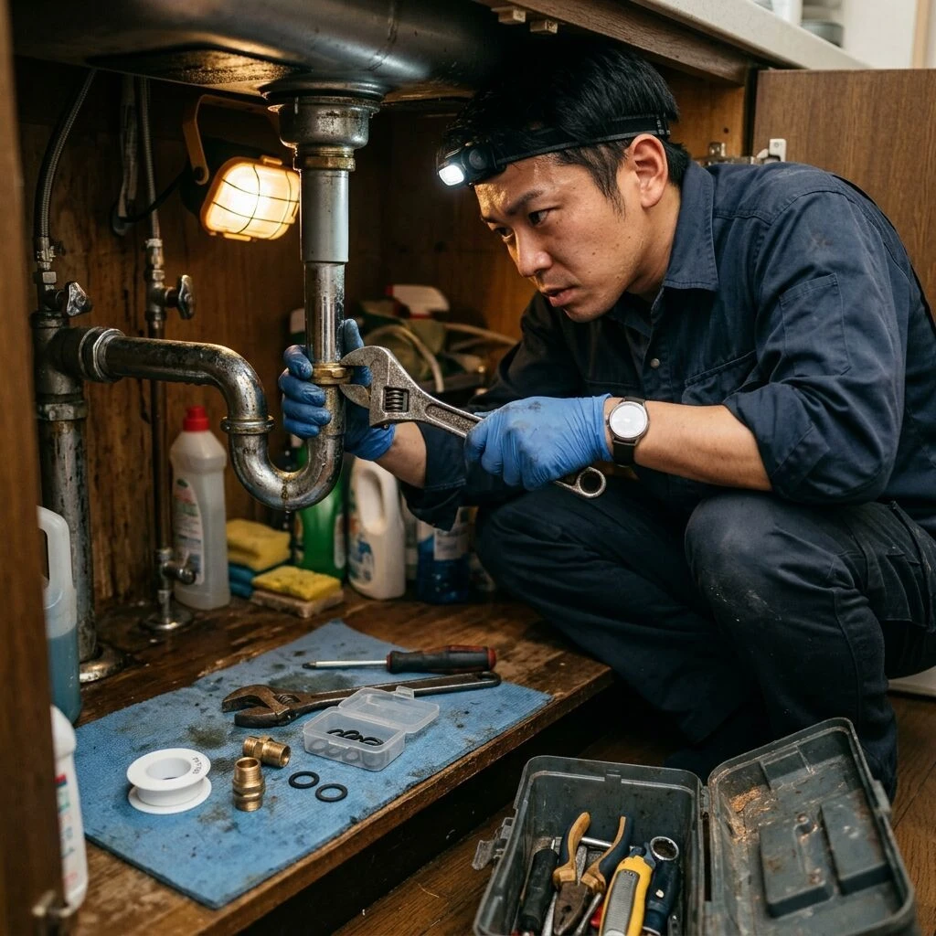 水漏れ修理の基本ステップ