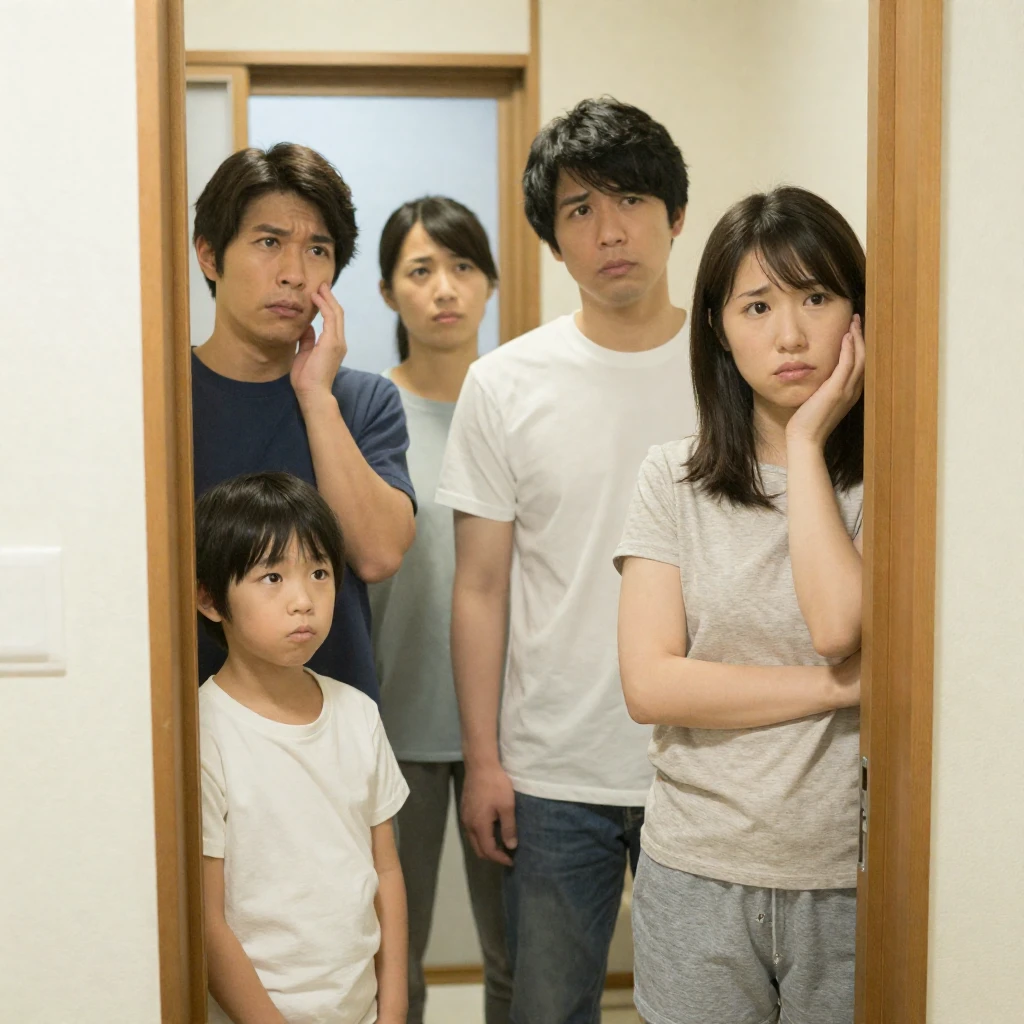 突然のトイレ詰まりに困惑した一家