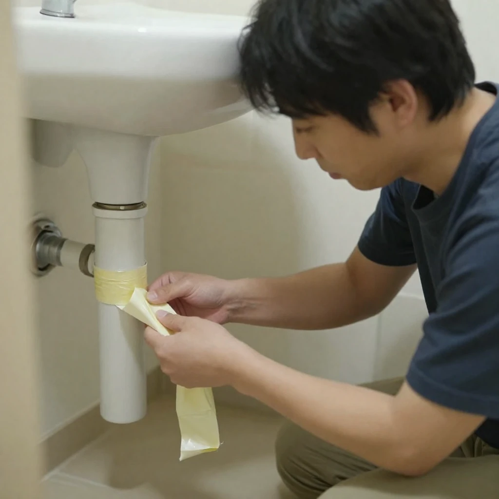 水漏れの応急処置方法