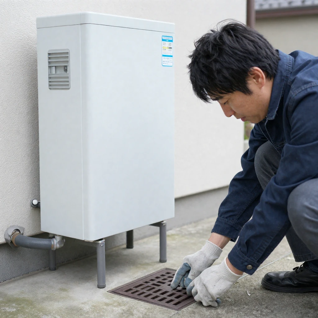 排水溝の定期的なチェックポイント