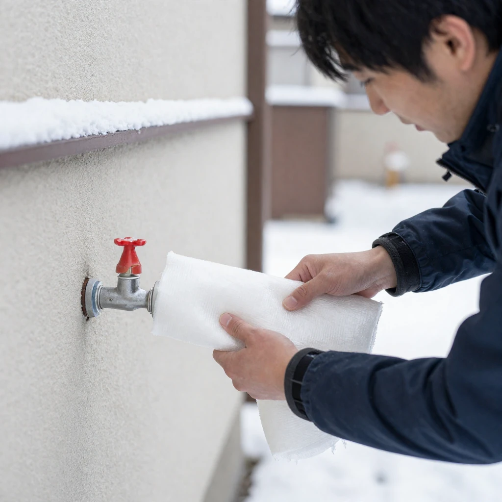 使用しない水道設備の冬季対策