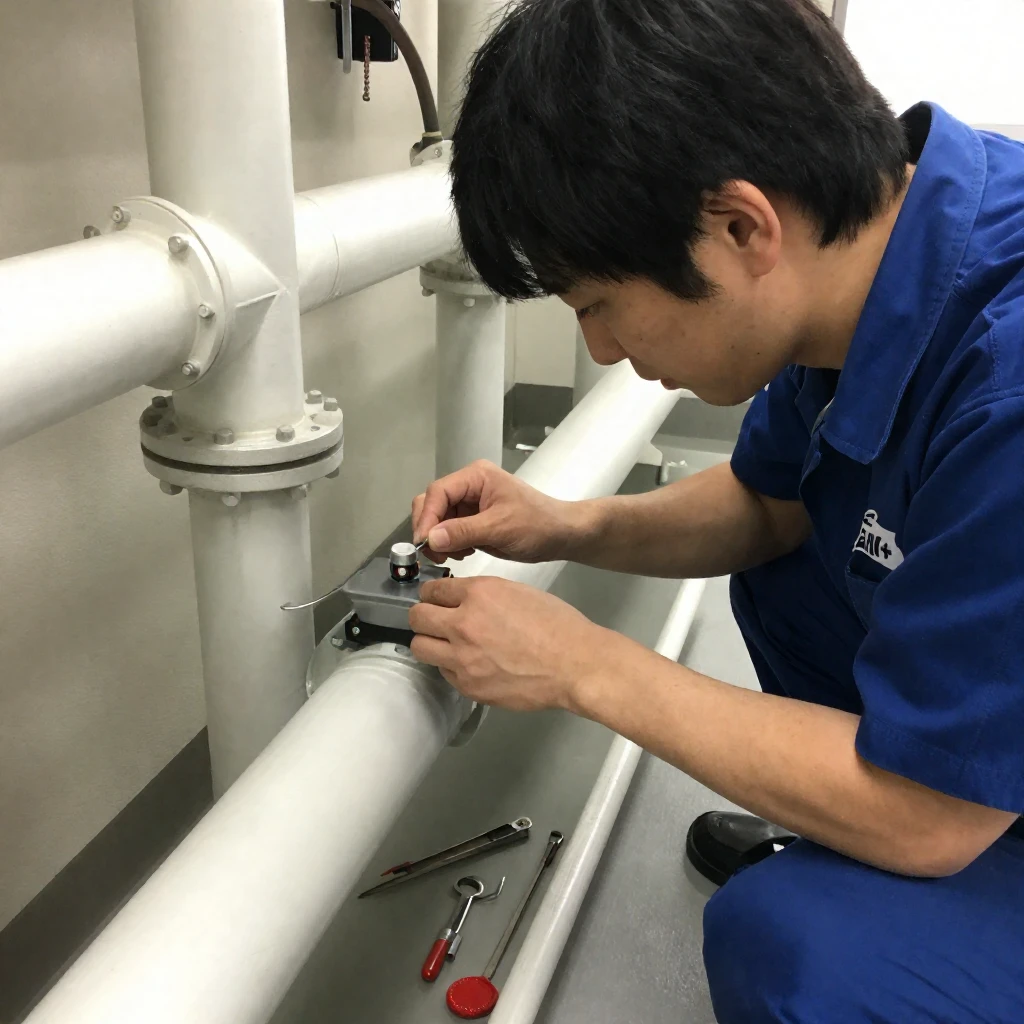 ウォーターハンマー現象の解消法