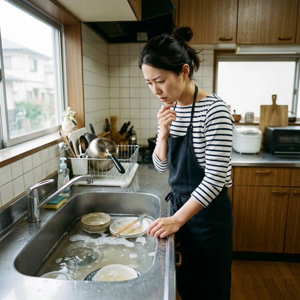 排水詰まりの原因はこれだった！