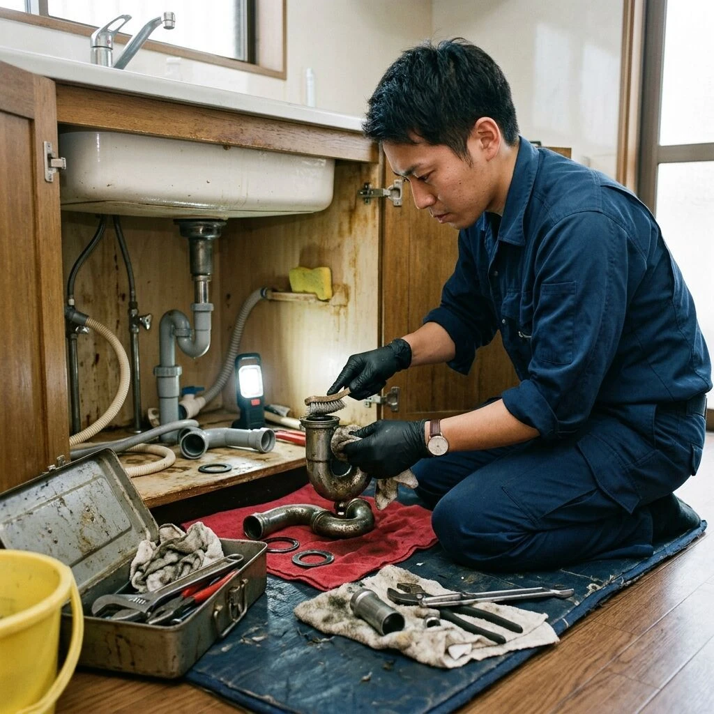 プロ直伝の配管掃除法